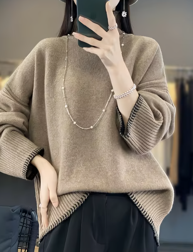 Elina | Rollkragen-Pullover