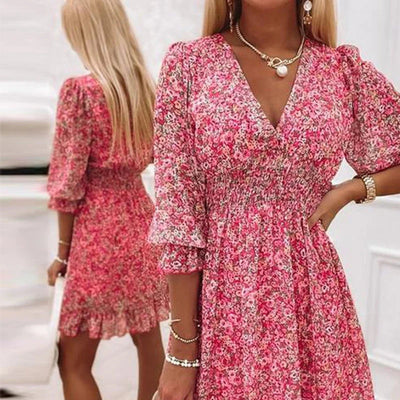 Beatriz® | Bequemes Kleid mit Blumendruck für Damen