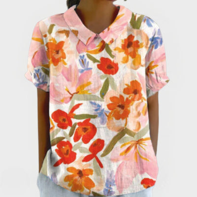 Ruth® | Elegante Blumenbluse für Damen