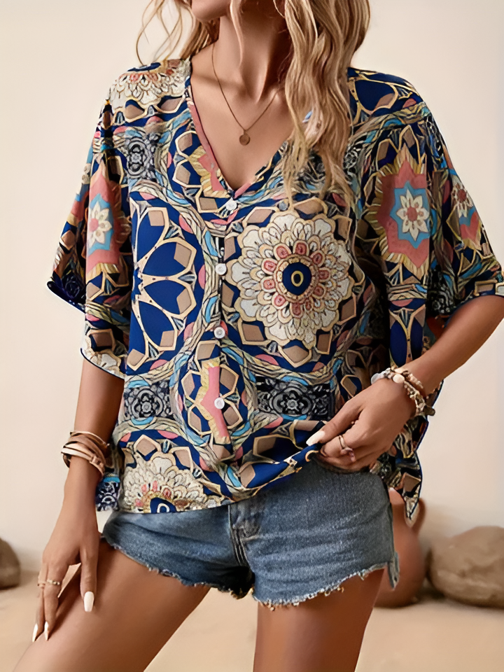 Stefanie | Bluse mit blumigem Muster