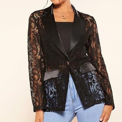 Eleganter Spitzen-Blazer | Edle Details & femininer Schnitt | Stilvoll & modern