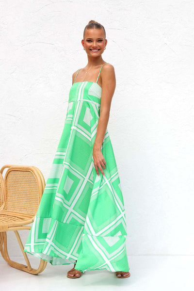 Maxikleid mit Trägern | Eleganter Schnitt | Fließende Silhouette