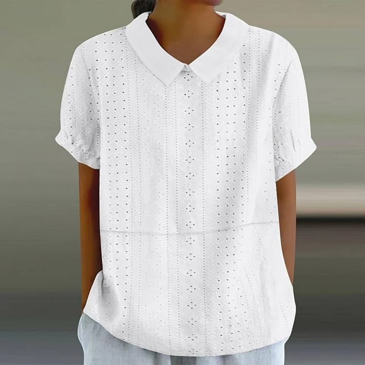 Silke | Lässiger Pullover aus Baumwolle und Leinen