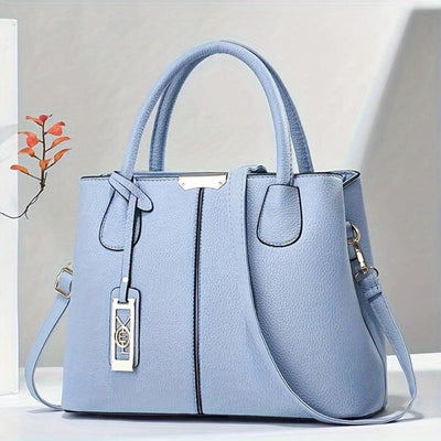 Elegante Handtasche | Strukturiertes Kunstleder | Vielseitiges Design