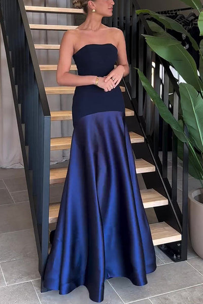 Sophia® | Elegantes, trägerloses, ausgestelltes langes Kleid