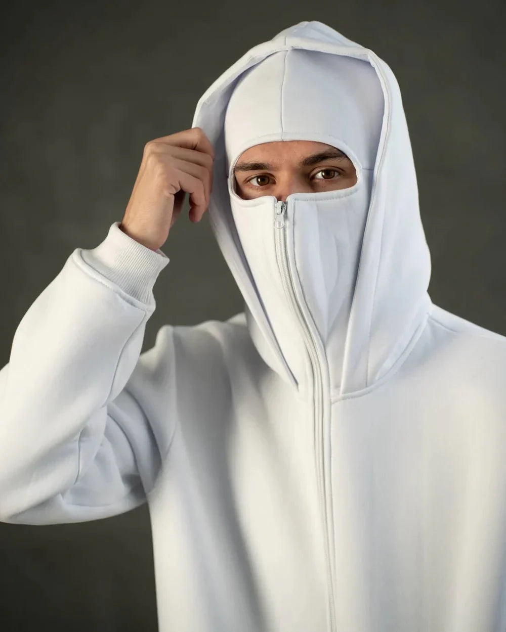 Taylor | Balaclava Hoodie mit Reißverschluss
