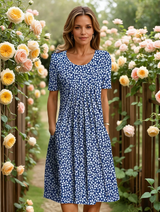 Blau Floral