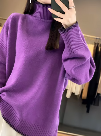 Elina | Rollkragen-Pullover