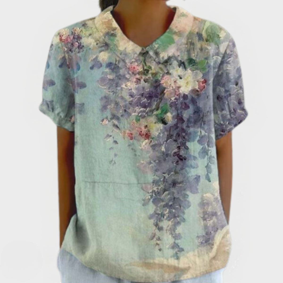 Ruth® | Elegante Blumenbluse für Damen