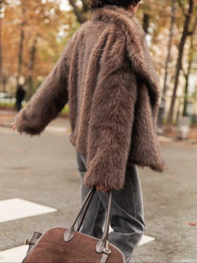 Ayla™ Faux-Fur Jacke