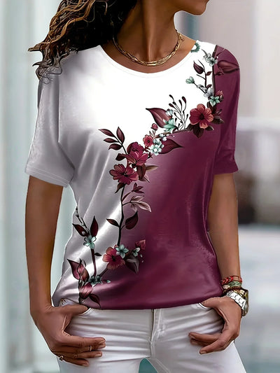 Lenai – stylisches top mit kurzen armeln