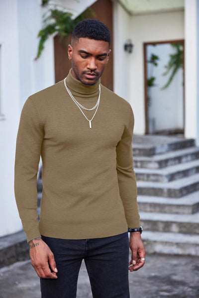 Luciano – Herren Slim Fit Rollkragenpullover