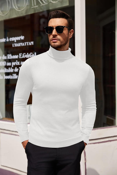 Luciano – Herren Slim Fit Rollkragenpullover