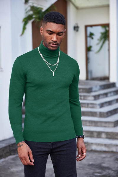 Luciano – Herren Slim Fit Rollkragenpullover