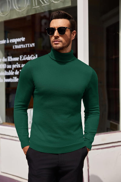 Luciano – Herren Slim Fit Rollkragenpullover