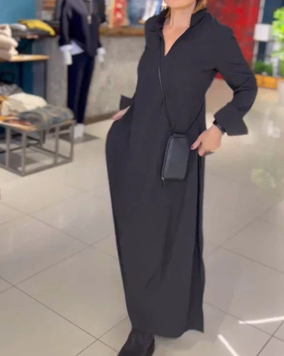 Mercedes® | Langes Kleid aus Premium-Baumwolle