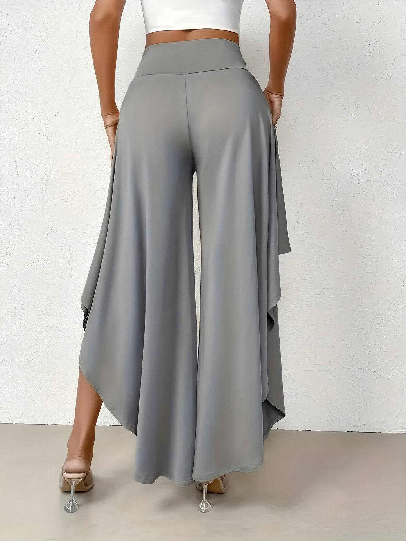 Paula | Asymmetrische Hose mit weitem Schnitt