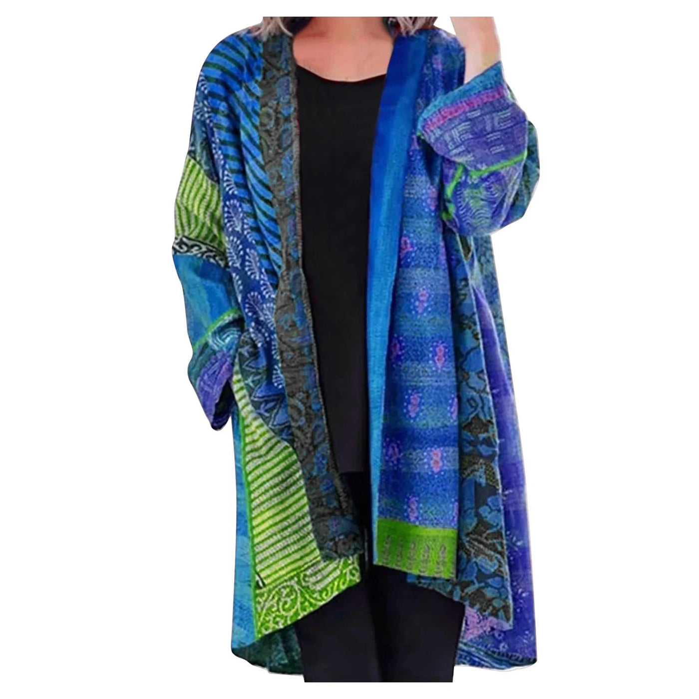 Sandra | Farbvolle Bohemian Vintage Cardigan