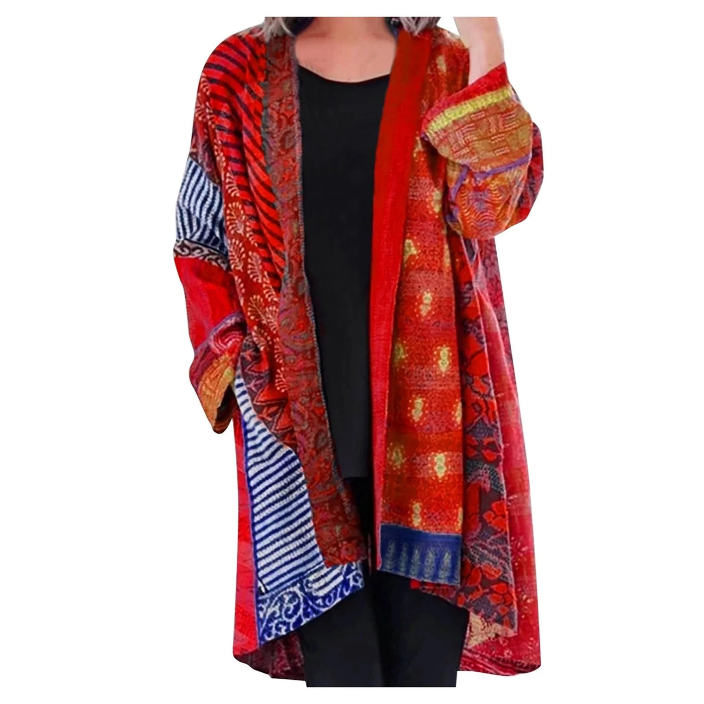 Sandra | Farbvolle Bohemian Vintage Cardigan