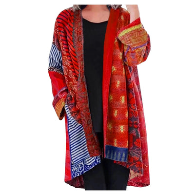 Sandra | Farbvolle Bohemian Vintage Cardigan