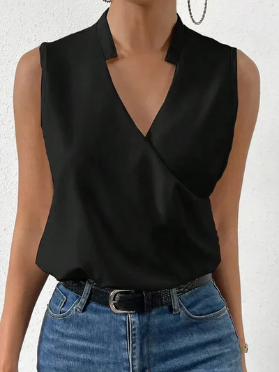 Miriam | Elegante Ärmellose Damenbluse