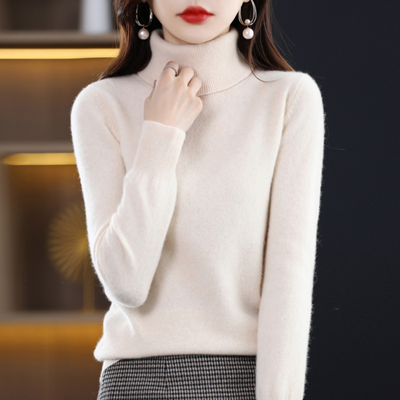 Ella | Luxuriöser Kaschmir Rollkragenpullover für Damen