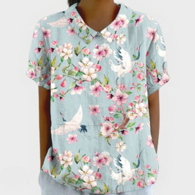 Ruth® | Elegante Blumenbluse für Damen