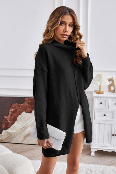 Trendiger Rundhals-Pullover für Damen