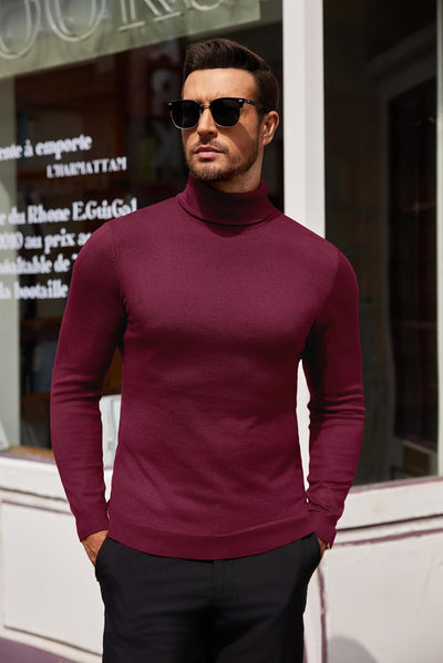 Luciano – Herren Slim Fit Rollkragenpullover
