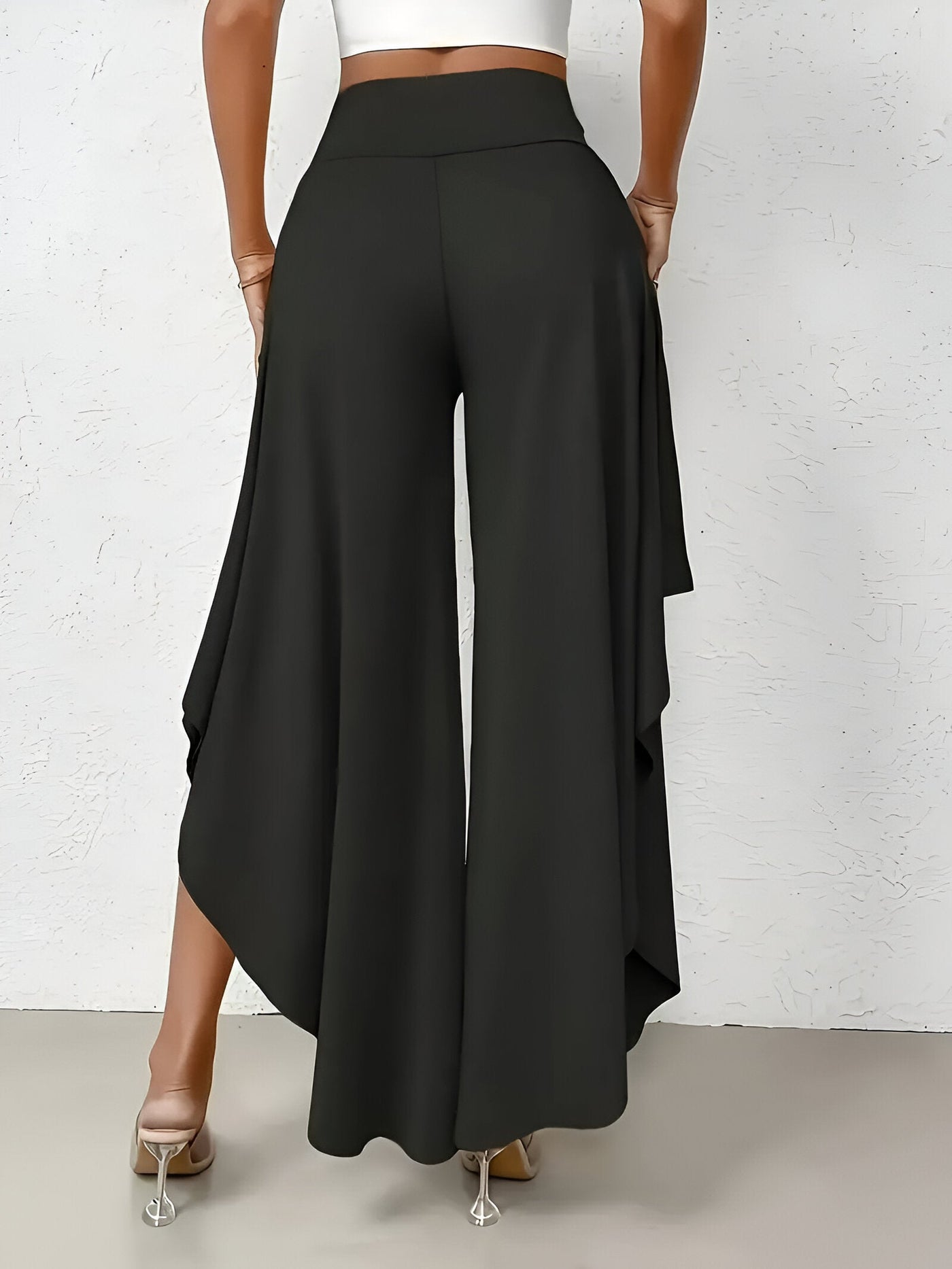 Paula | Asymmetrische Hose mit weitem Schnitt