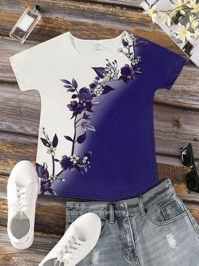 Lenai – stylisches top mit kurzen armeln