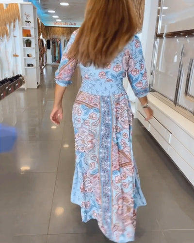 Paula – Maxi-Kleid im Ethno-Muster für Damen