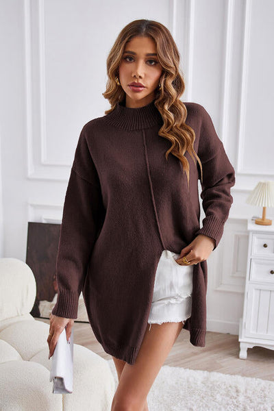 Trendiger Rundhals-Pullover für Damen