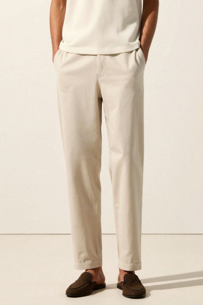 Regular Fit Leinen Loose Pants