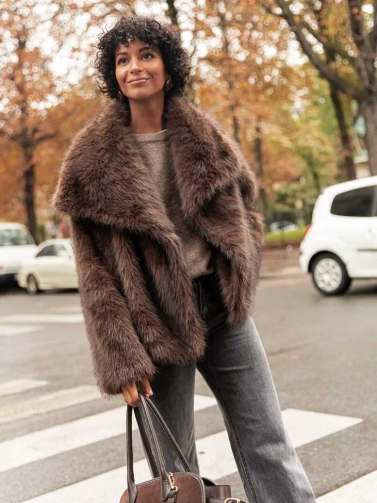 Ayla™ Faux-Fur Jacke