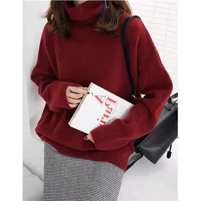 Lockerer Rollkragenpullover