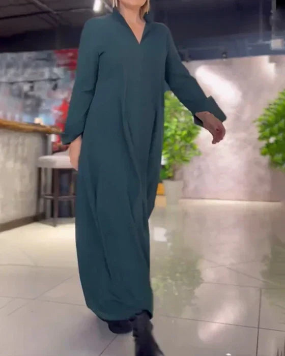 Mercedes® | Langes Kleid aus Premium-Baumwolle