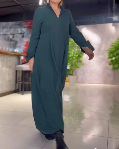 Mercedes® | Langes Kleid aus Premium-Baumwolle