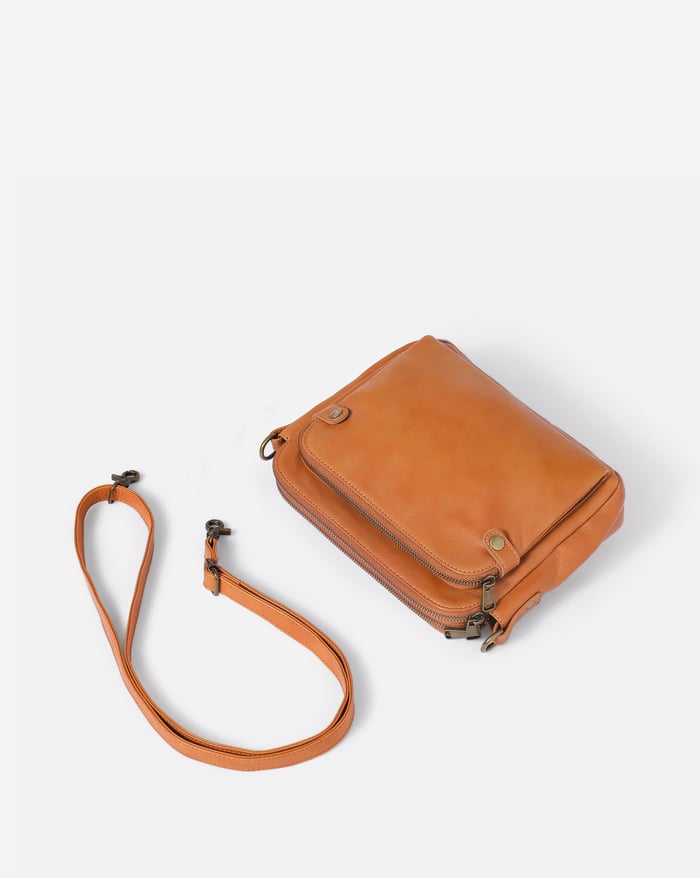 Schultertasche aus weichem Kunstleder | Kompakt & Vielseitig | Zeitlose Eleganz