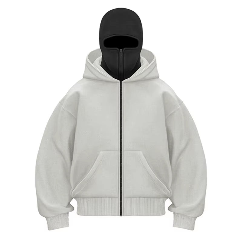 Taylor | Balaclava Hoodie mit Reißverschluss