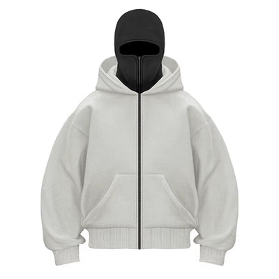 Taylor | Balaclava Hoodie mit Reißverschluss