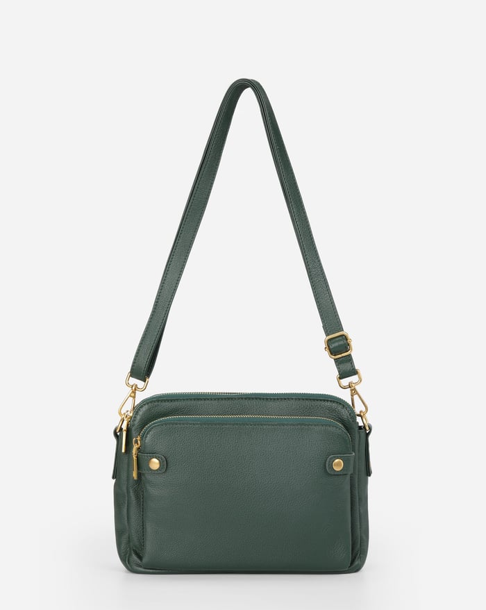 Schultertasche aus weichem Kunstleder | Kompakt & Vielseitig | Zeitlose Eleganz