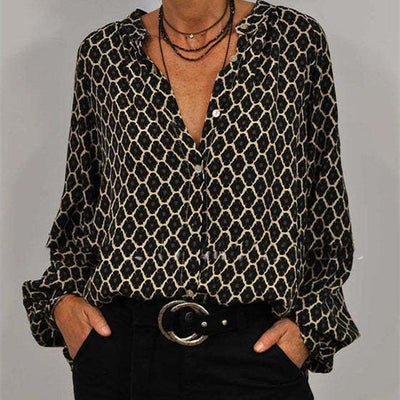 Oona® | Elegante bedruckte Bluse