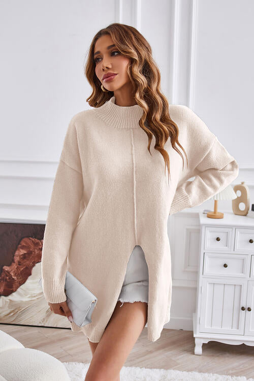 Trendiger Rundhals-Pullover für Damen