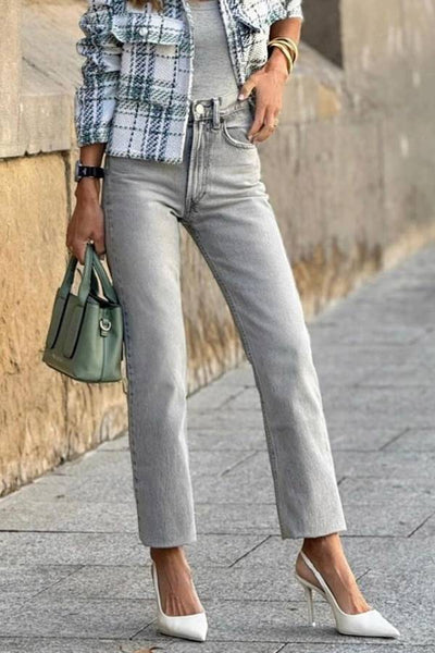 Caridad® | Graue Freizeitjeans