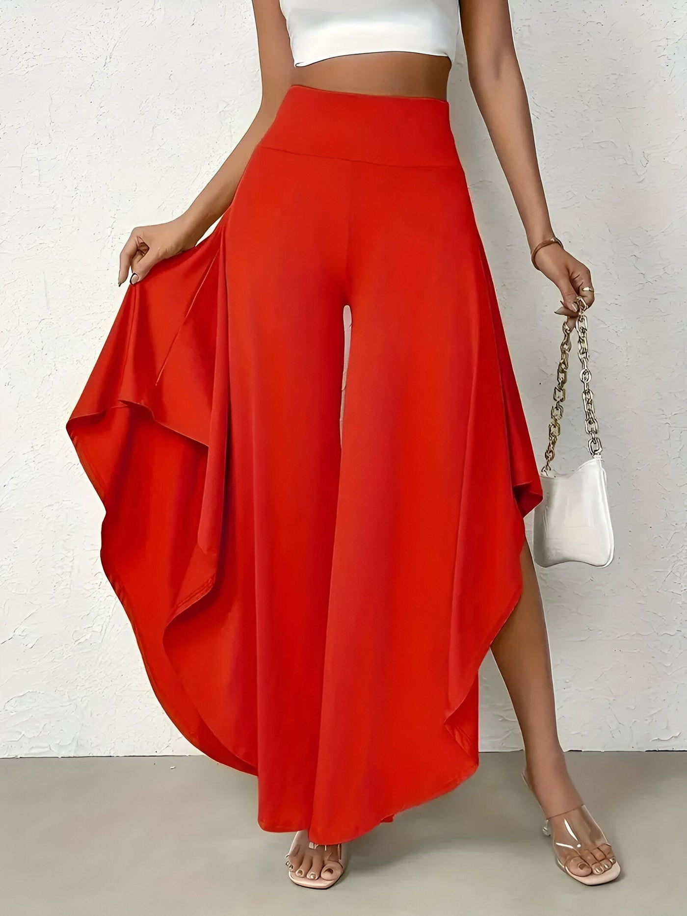 Paula | Asymmetrische Hose mit weitem Schnitt