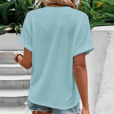 Sabrina® | Atmungsaktives Sommeroberteil mit V-Ausschnitt