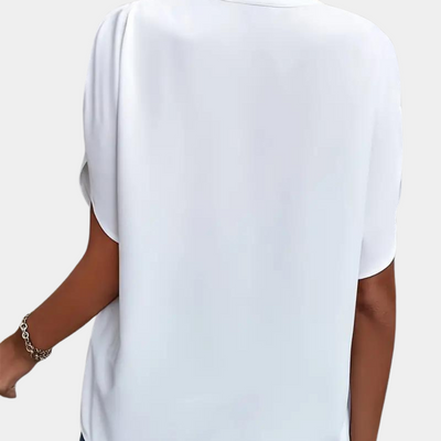 Simone | Elegante V-Ausschnitt Bluse