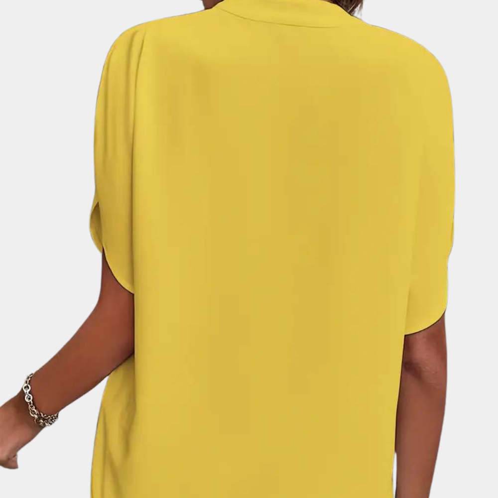 Simone | Elegante V-Ausschnitt Bluse