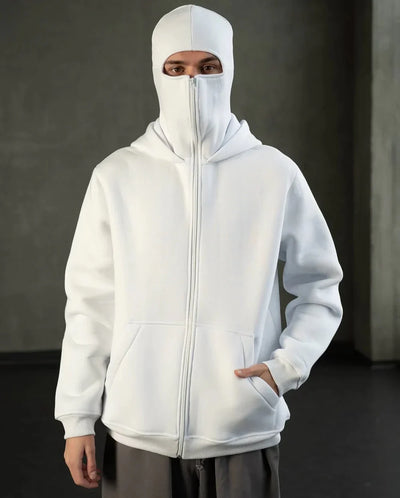 Taylor | Balaclava Hoodie mit Reißverschluss